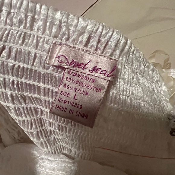 Wet Seal White Smocked Dress - Picture 2 of 4